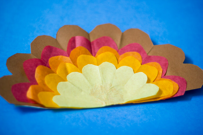 Tissue Paper Turkey Craft Tissue Paper Turkey 8037 tissue paper turkey craft |getfuncraft.com