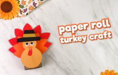Tissue Paper Turkey Craft Toilet Roll Turkey Craft Feature Image tissue paper turkey craft |getfuncraft.com