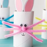 Toilet Paper Easter Bunny Craft Paper Roll Bunny Cover toilet paper easter bunny craft|getfuncraft.com