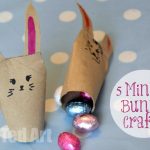 Toilet Paper Easter Bunny Craft Quick Tp Roll Bunny Craft toilet paper easter bunny craft|getfuncraft.com