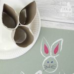Toilet Paper Easter Bunny Craft Recycled Toilet Roll Easter Bunny Stamp 870x870 toilet paper easter bunny craft|getfuncraft.com