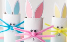 Toilet Paper Easter Bunny Craft Toilet Paper Roll Bunny Craft toilet paper easter bunny craft|getfuncraft.com