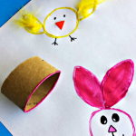 Toilet Paper Easter Bunny Craft Toilet Roll Easter Crafts toilet paper easter bunny craft|getfuncraft.com