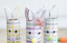 Toilet Paper Easter Bunny Craft Toiletpaperrolleasterrabbit toilet paper easter bunny craft|getfuncraft.com