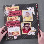 Try This Creative Memories Scrapbooking Layout Imagine Layout Project Using The Laser Cut Embellishments