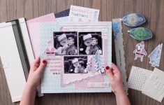 Try This Creative Memories Scrapbooking Layout Tearing Tool Scrapbook Layout Using The Sugarplum Collection