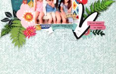 Try This Creative Memories Scrapbooking Layout Think Happy Be Happy Layout Creative Embellishments