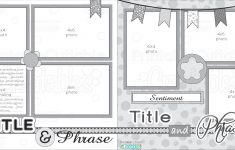 Two Important Things to Consider When You Decide the Double Page Scrapbook Layouts 12x12 Two Page Free Printable Scrapbook Layout