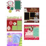 Two Important Things to Consider When You Decide the Double Page Scrapbook Layouts Ez Scrapbooks Christmas Ornament Double Page Scrapbook Layout Set