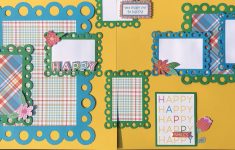 Two Important Things to Consider When You Decide the Double Page Scrapbook Layouts Happy Pre Made Double Page Scrapbook Layout Etsy