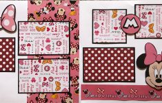 Two Important Things to Consider When You Decide the Double Page Scrapbook Layouts Minnie Mouse Bowtiful Pre Made Double Page Scrapbook Layout Etsy