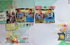 Two Important Things to Consider When You Decide the Double Page Scrapbook Layouts Scrapbook Boutique Double Page Scrapbook Layout Louise Happy
