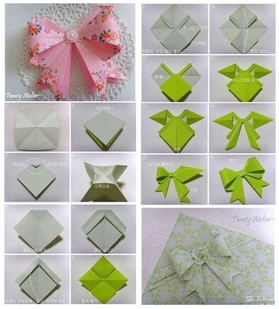 Understanding The Type Of Papercraft Tutorial For Beginner Gorgeous Origami Bows Tutorial Papercraft Juxtapost