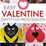 Valentine Paper Crafts Kids Easy Valentine Crafts Preschoolers valentine paper crafts kids|getfuncraft.com