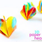 Valentine Paper Crafts Kids Valentines Day Craft 3d Paper Hearts Babble Dabble Do Fi valentine paper crafts kids|getfuncraft.com