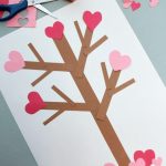 Valentine Paper Crafts Kids Valentines Day Tree Paper Craft 2 valentine paper crafts kids|getfuncraft.com