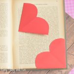 Valentines Day Paper Crafts Heart Corner Bookmarks Paper Craft valentines day paper crafts|getfuncraft.com