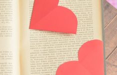 Valentines Day Paper Crafts Heart Corner Bookmarks Paper Craft valentines day paper crafts|getfuncraft.com
