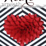 Valentines Day Paper Crafts Heart Wreath By Blooming Homestead valentines day paper crafts|getfuncraft.com