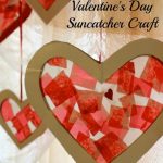 Valentines Day Paper Crafts Valentines Day Sun Catcher Craft Makobi Scribe valentines day paper crafts|getfuncraft.com