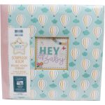 What Makes the Baby Scrapbook Pages Important and Precious First Edition Hey Ba Balloons Scrapbook Album 12 X 12 Inches