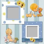 What Makes the Baby Scrapbook Pages Important and Precious Precious Moments Ba Boy Qp Collection Digital Scrapbooking At